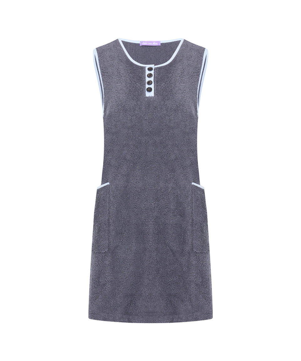 Everyday Swimming Towel Dress ( Charcoal )