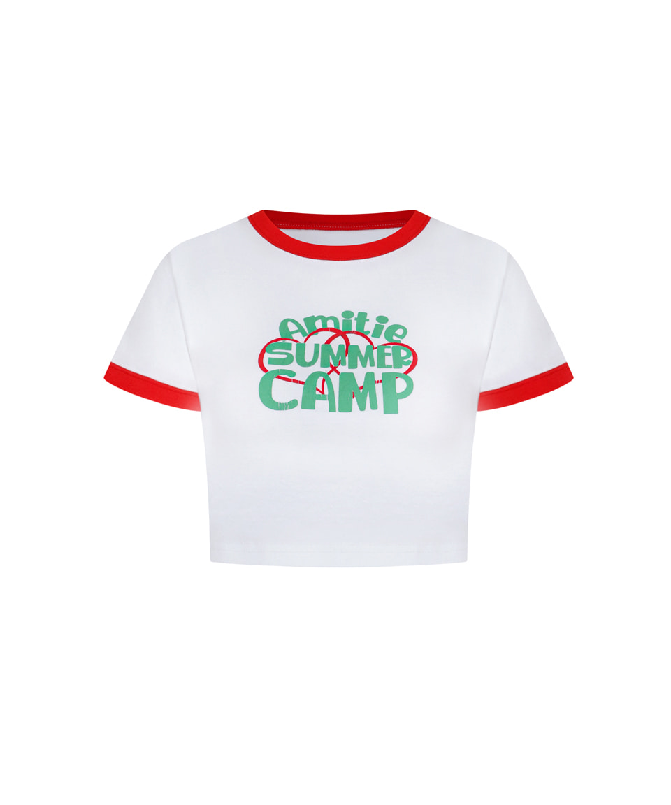 Summer Camp Retro T-shirt ( White )